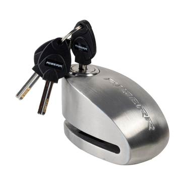 RIDERR RD15S ALARM DISC LOCK SILVER
