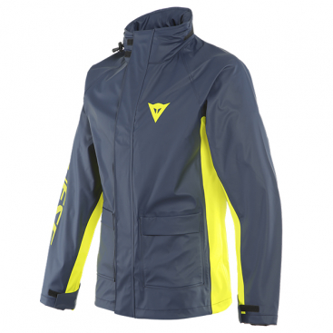 DAINESE STORM 2 UNISEX JACKET 87E BLACK-IRIS/FLUO-YELLOW