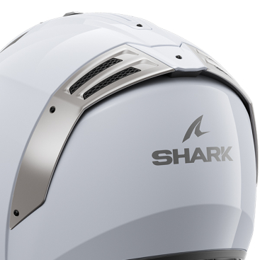 SHARK SPOILER & BASE LIGHT CHROME  SPARTAN RS L/XL/XXL