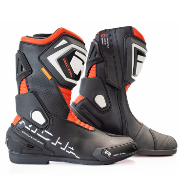 RICHA STRADALE BOOT BLACK RED