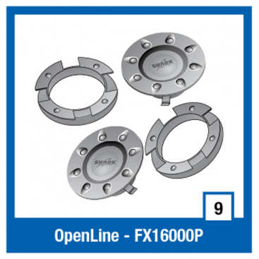 Visor button kit S650/800/Open/600 NEW