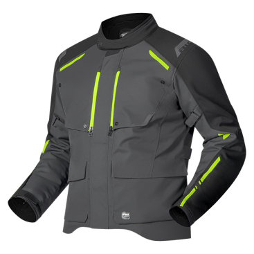 RICHA TAURUS JACKET BLACK/FLUO YELLOW