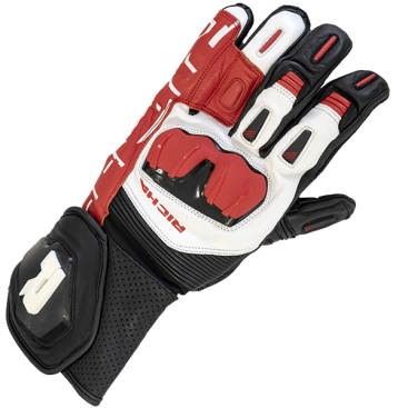 RICHA STRADALE GLOVES BLACK/WHITE/RED