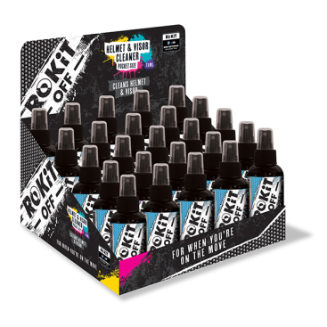 ROKIT OFF HELMET VISOR CLEAN 75ML (PK25)