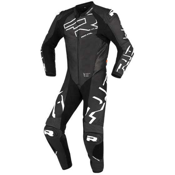 RICHA STRADALE GP 1 PC BLACK/WHITE RICHA STRADALE GP 1 PC BLACK/WHITE