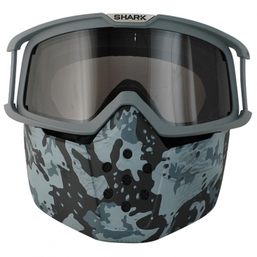 Shark Raw Camo Goggle & Mask Kit