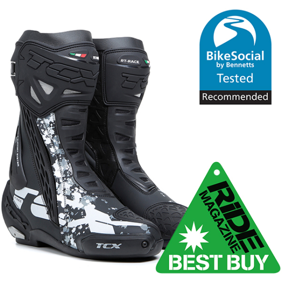 TCX RT-RACE BLACK/WHITE/GREY