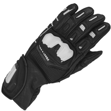 RICHA STRADALE GLOVES BLACK/WHITE