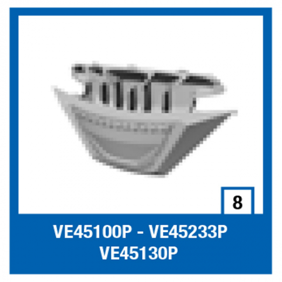 Shark lower vent MATT BLK Speed R