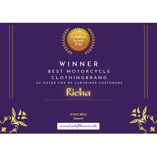 RICHA & D3O Voted BEST by LADIES RICHA & D3O Voted BEST by LADIES