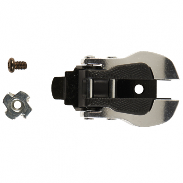 TCX Aluminium + Nylon Buckle Slv/Blk