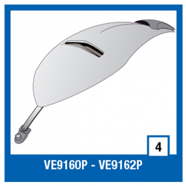 Evoline S3 Upper Vent BLK