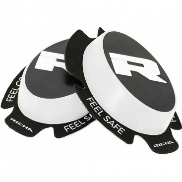 Richa Racing 'R' knee sliders white