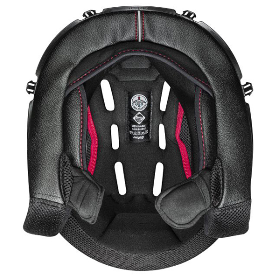 NOLAN N90-3 INTERIOR BLACK-RED NOLAN N90-3 INTERIOR BLACK-RED