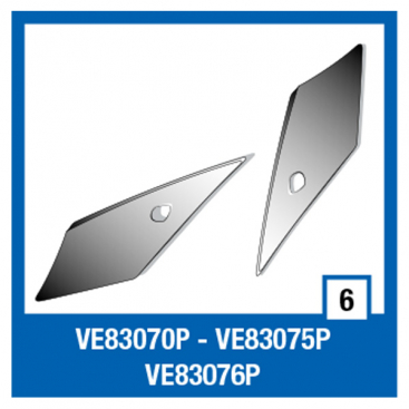 Shark rear venturi's (pair) Race R BLK