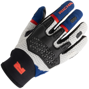 RICHA SANDBLAST GLOVES BLUE/RED