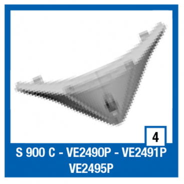 Shark lower vent BLK S900c 2012