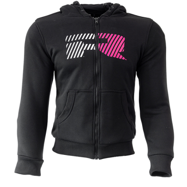 RICHA TITAN LOGO HOODIE WMN BLK/PNK 