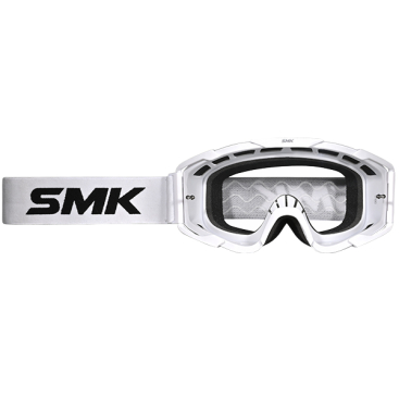 SMK GOGGLE TERRAIN WHT CLR LEN WHT STRP