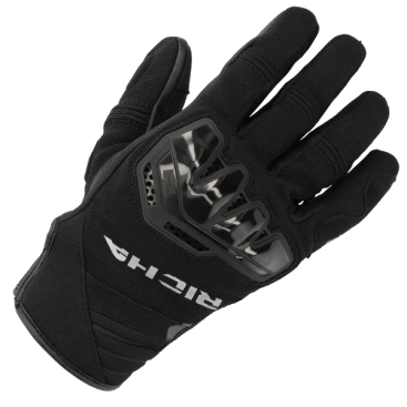 RICHA STRADALE SUMMER GLOVES BLK/BLK
