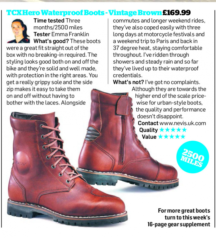 TCX Hero Boot - MCN Review