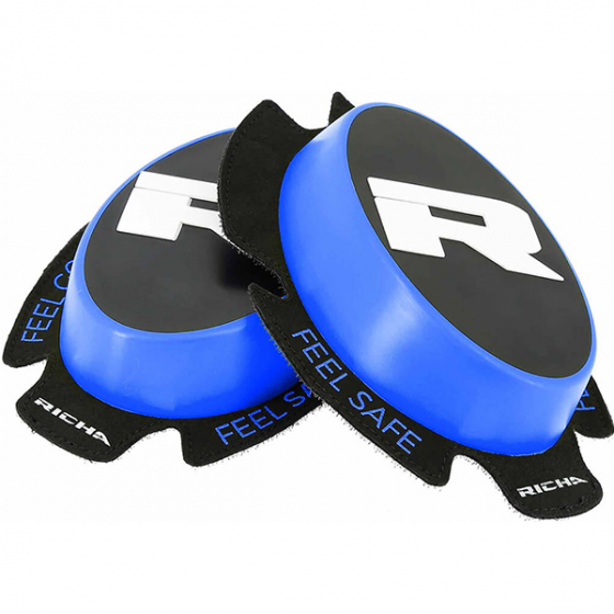 Richa Racing 'R' knee sliders blue