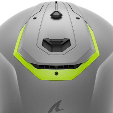 SHARK HIGH VENT FLUO YELLOW/SLV SPARTAN RS
