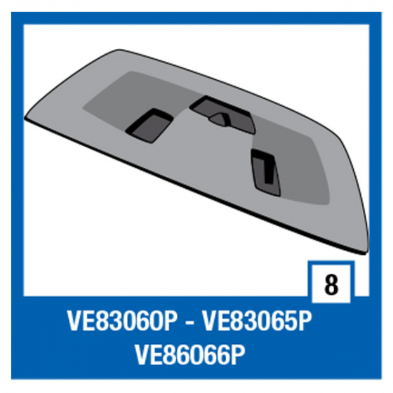 Shark forehead vent Race/R Pro KMA (matt