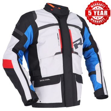 RICHA BRUTUS GTX GRY/BLU/RED JACKET