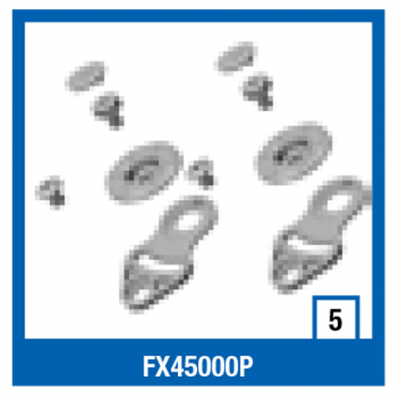 Shark visor base plates kit Speed R