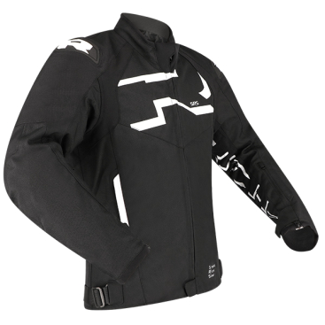 RICHA STRADALE TEX WP JACKET BLK/WHT