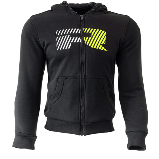 RICHA TITAN LOGO HOODIE BLK/YELFLUO