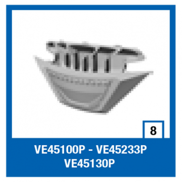 Shark lower vent MATT BLK Speed R