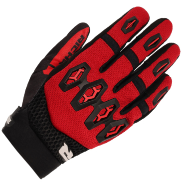 RICHA R-MX GLOVES BLACK/RED