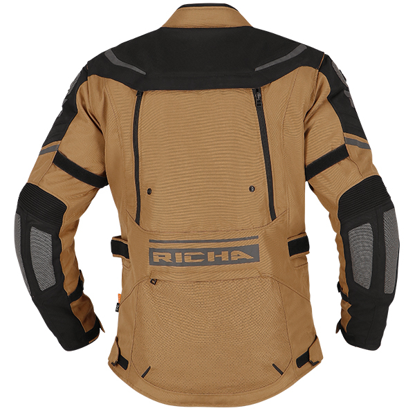 RICHA INFINITY 2 ADVENTURE JACKET CAMEL BLK Nevis