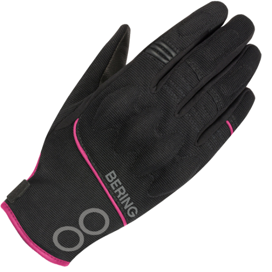 BERING GLOVES LADY NASSAU BLACK/FUCHSIA BERING GLOVES LADY NASSAU BLACK/FUCHSIA