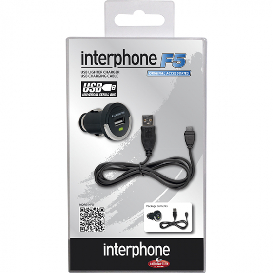 Interphone F5 Car/Moto Charger Interphone F5 Car/Moto Charger