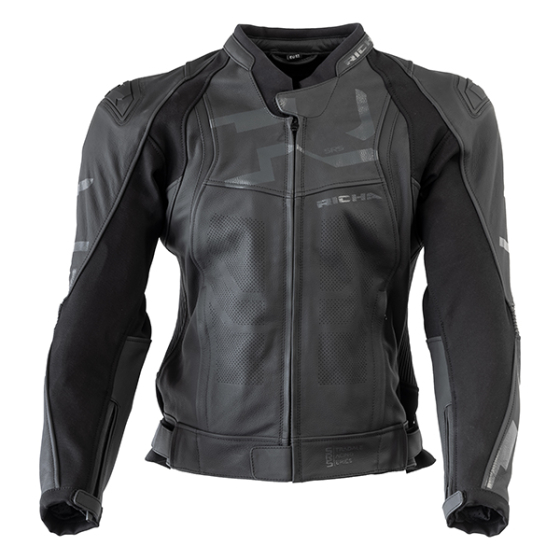 RICHA STRADALE JACKET BLACK/BLACK RICHA STRADALE JACKET BLACK/BLACK