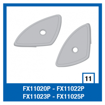 Shark lateral plate RSJ MAT BLK