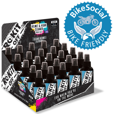 ROKIT OFF HELMET VISOR CLEAN 75ML (PK25)