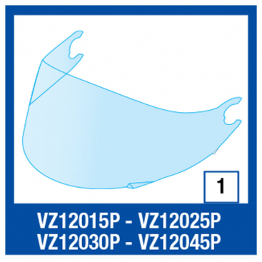 Shark Vision R Visor Clear T/V