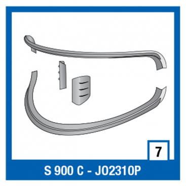 Shark visor trims kit S900