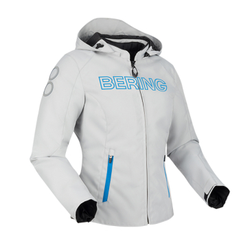 BERING JACKET LADY WARWICK LIGHT GREY/BLUE