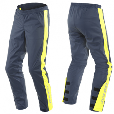 DAINESE STORM 2 UNISEX TROUSER 87E BLACK-IRIS/FLUO-YELLOW